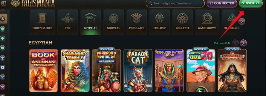 Étapes de création et de gestion d’un compte joueur Talismania